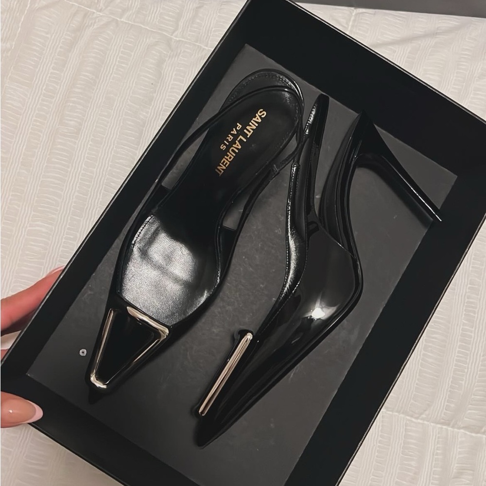 YSL Slingback Pumps Authentic